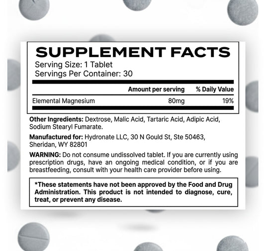 Hydronate Hydrogen Tablet