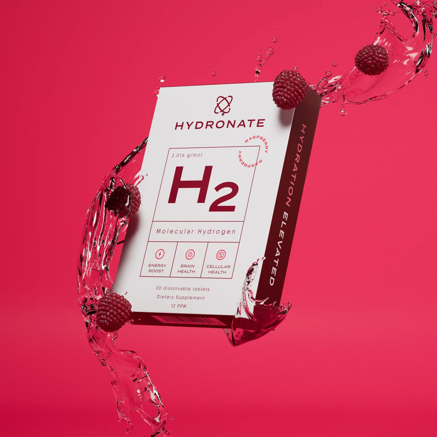 Hydronate Raspberry Water Tablets ~ Naturally Restores Healthy Blood Pressure From The Inside Out