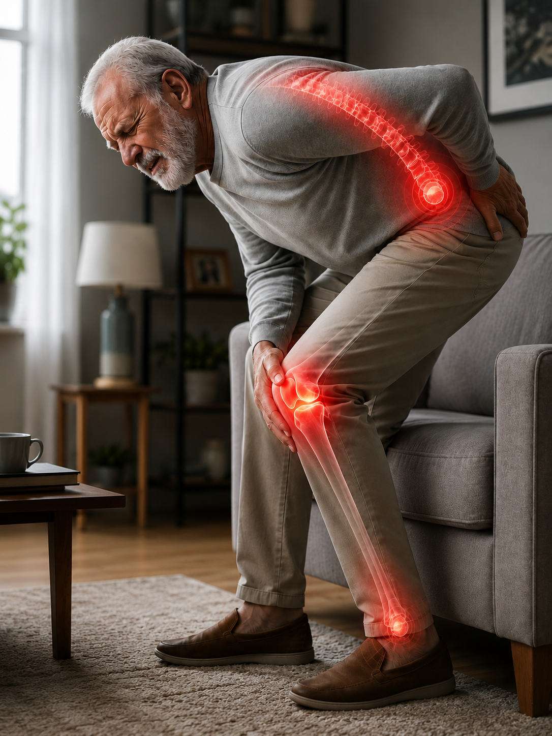 Joint pain when standing up
